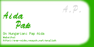 aida pap business card